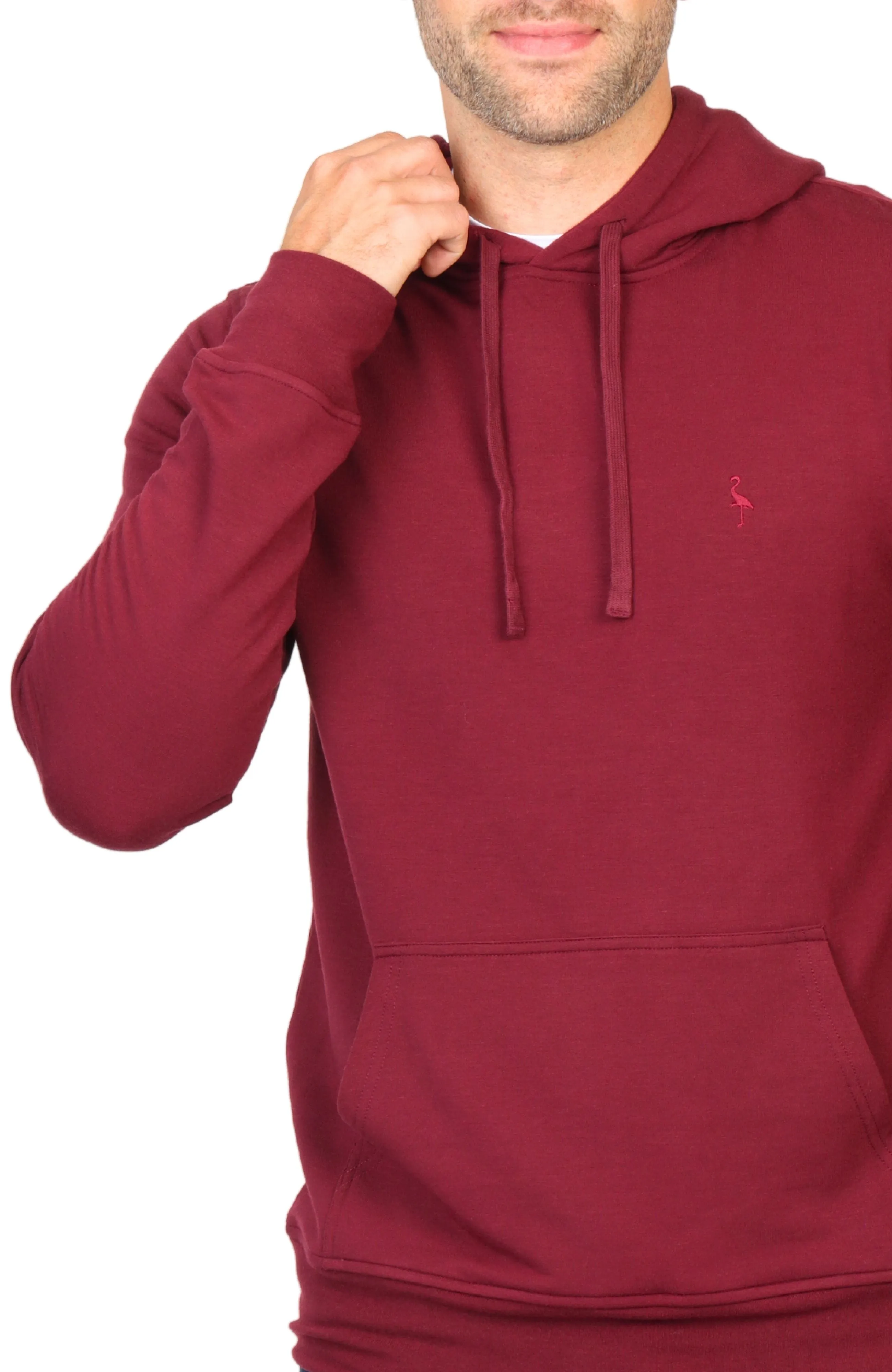 Sueded Fleece Pullover Hoodie