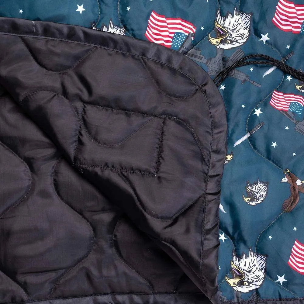 Tac Eagle Poncho Liner Woobie Blanket