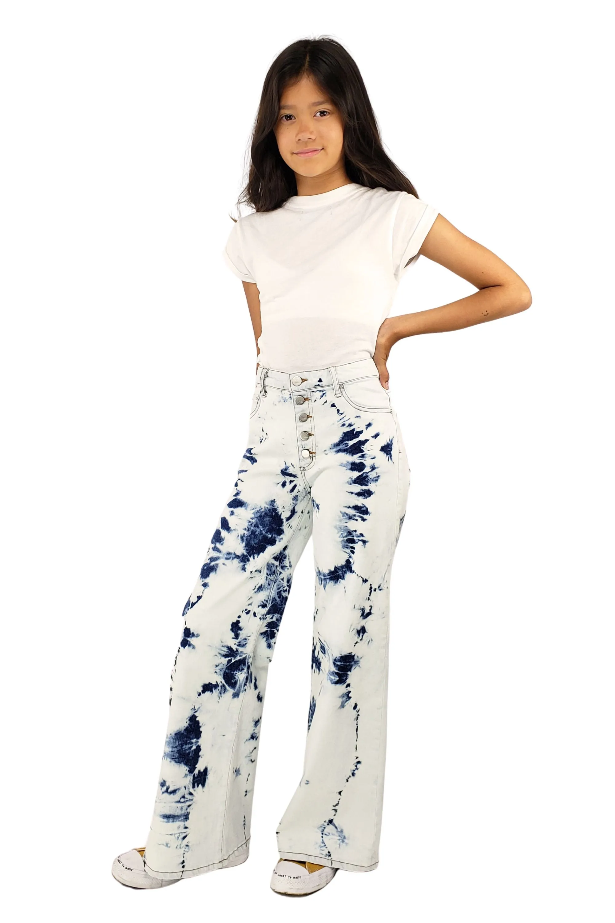 Tie Dye High Waist Wide Leg