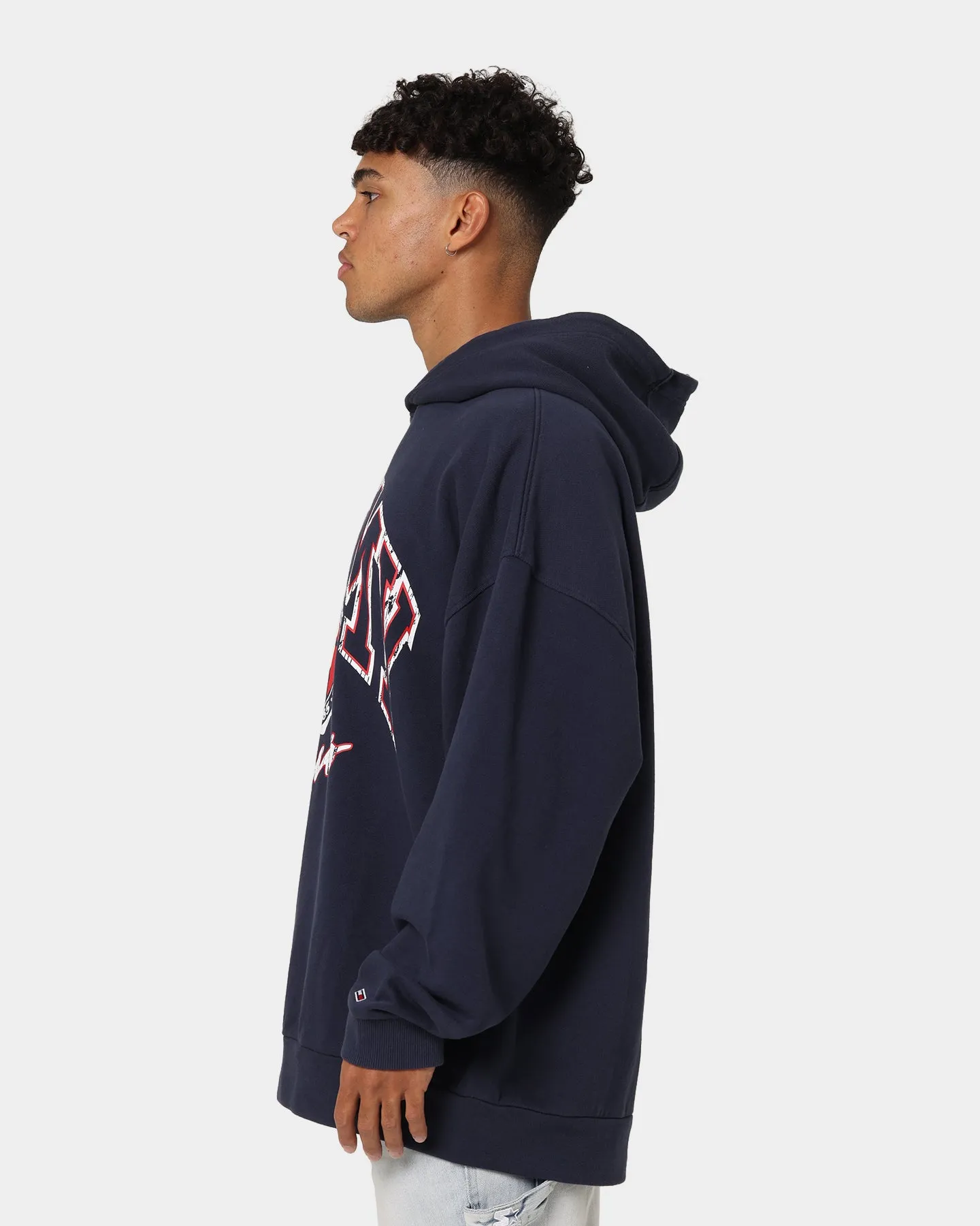 Tommy Jeans Archive Cut And Sew Hoodie Twilight Navy