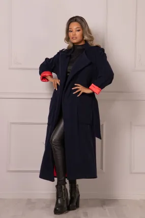 TURN-DOWN COLLAR COAT