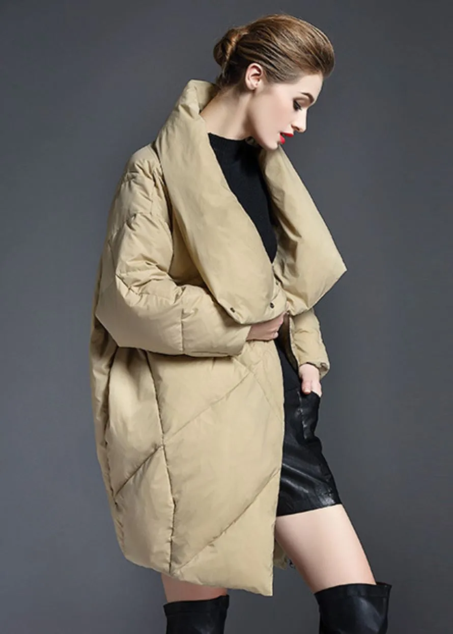 Utility Collar Cocoon Down Puffer Coat