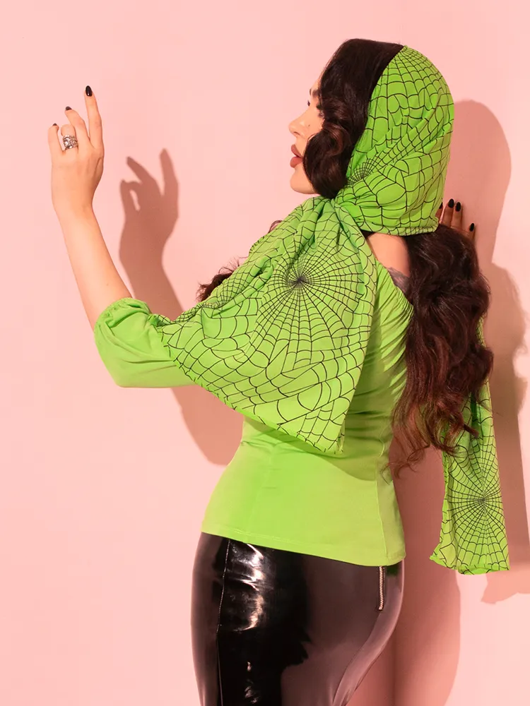 Vacation Blouse in Slime Green - Vixen by Micheline Pitt