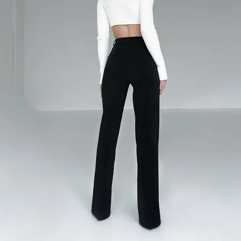 Vintage High Waist Flare Pants - SHEA