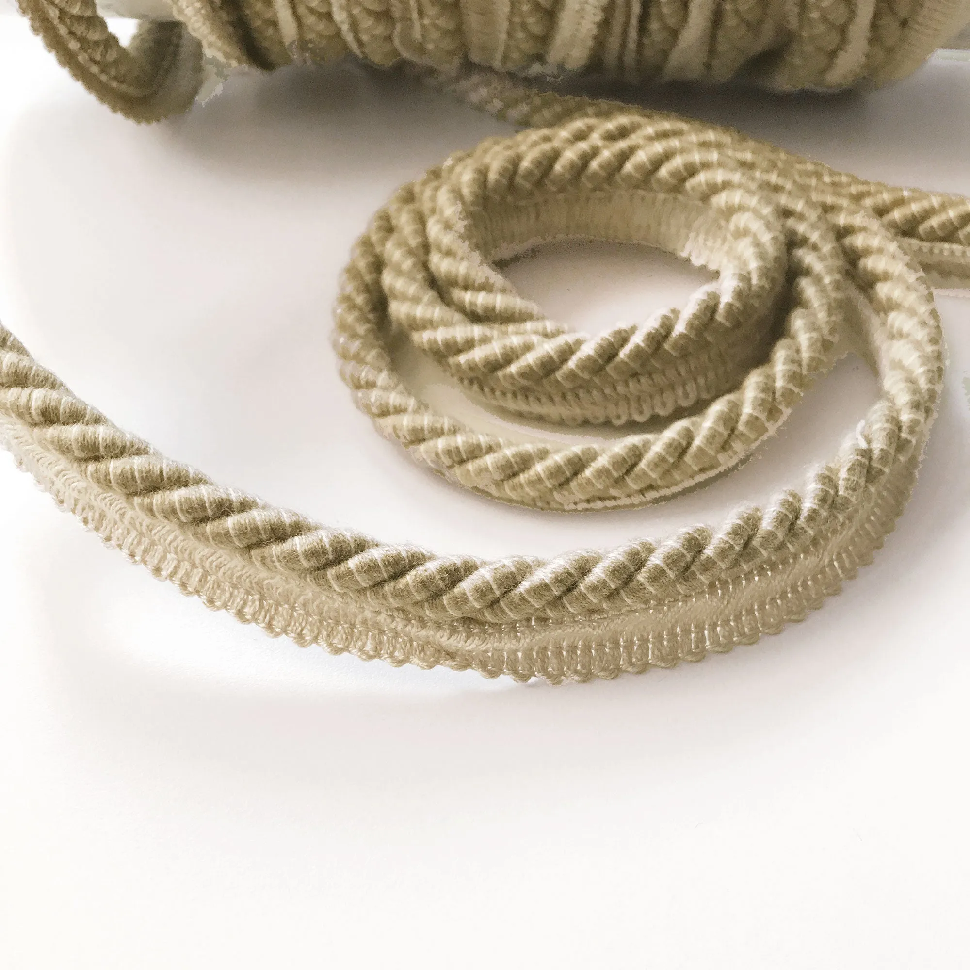 Wheat High Quality Decorative Lip Cord Trim by the yard