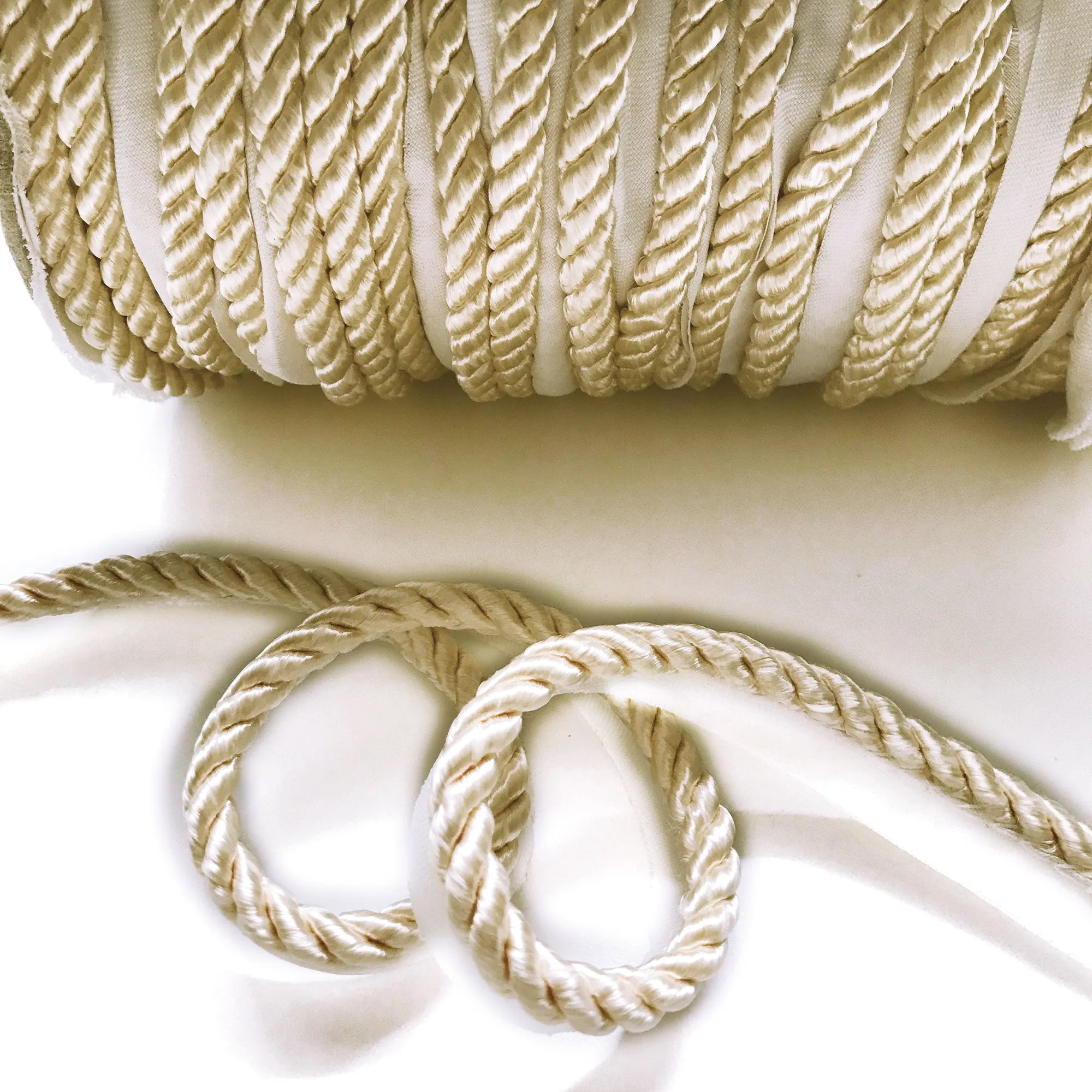 White High Quality Decorative Lip Cord Trim by the yard