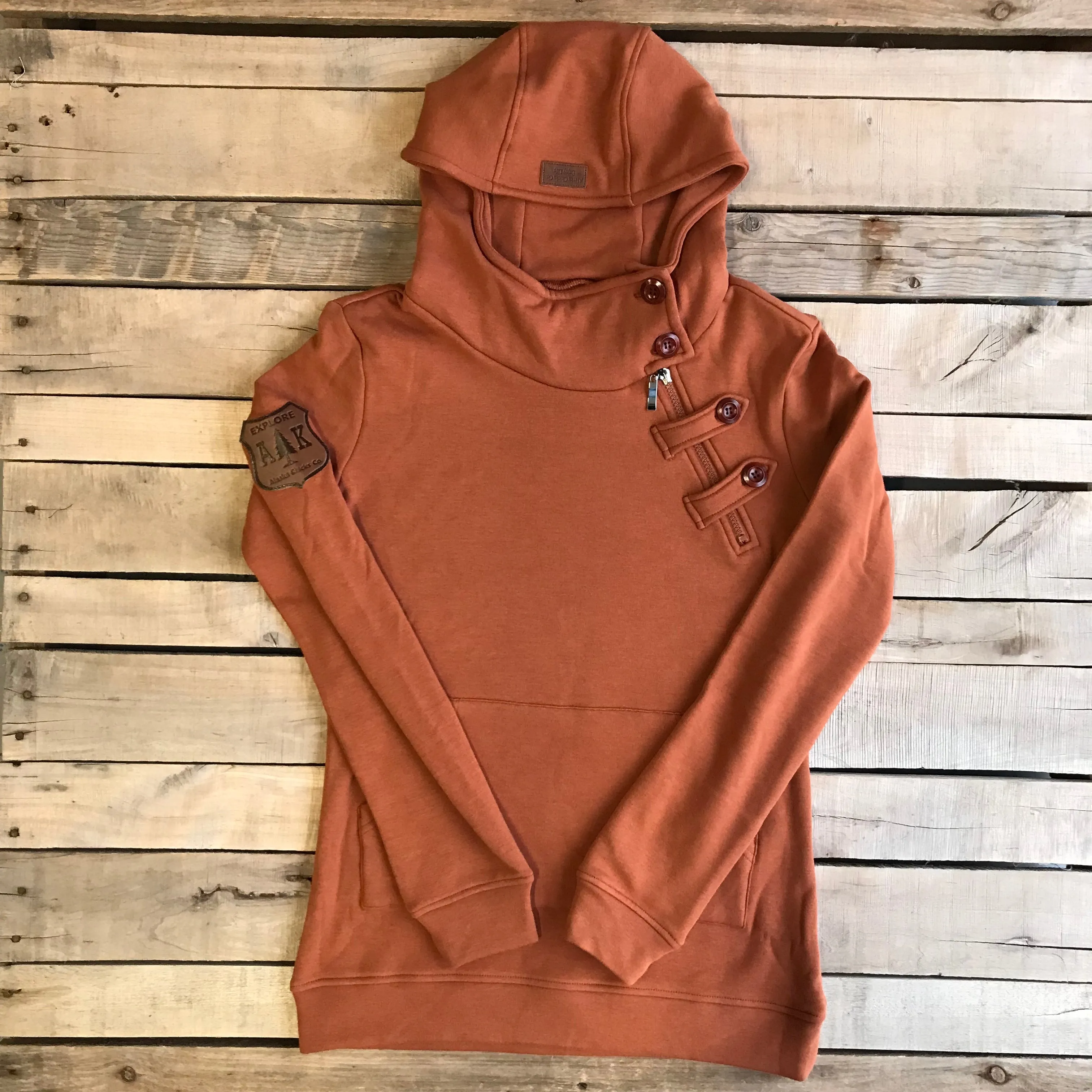 Wholesale: Long Side Zip Hoodie