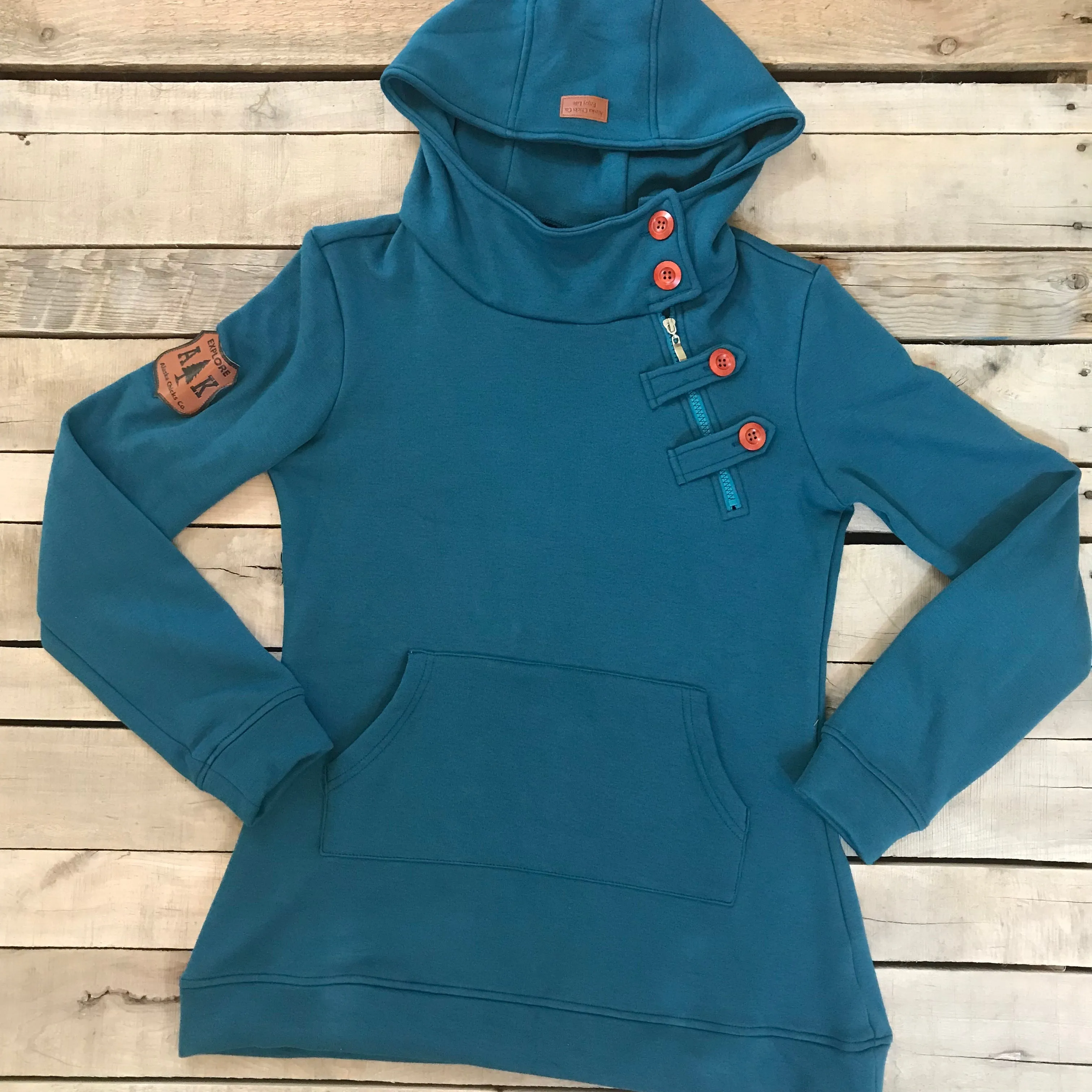 Wholesale: Long Side Zip Hoodie