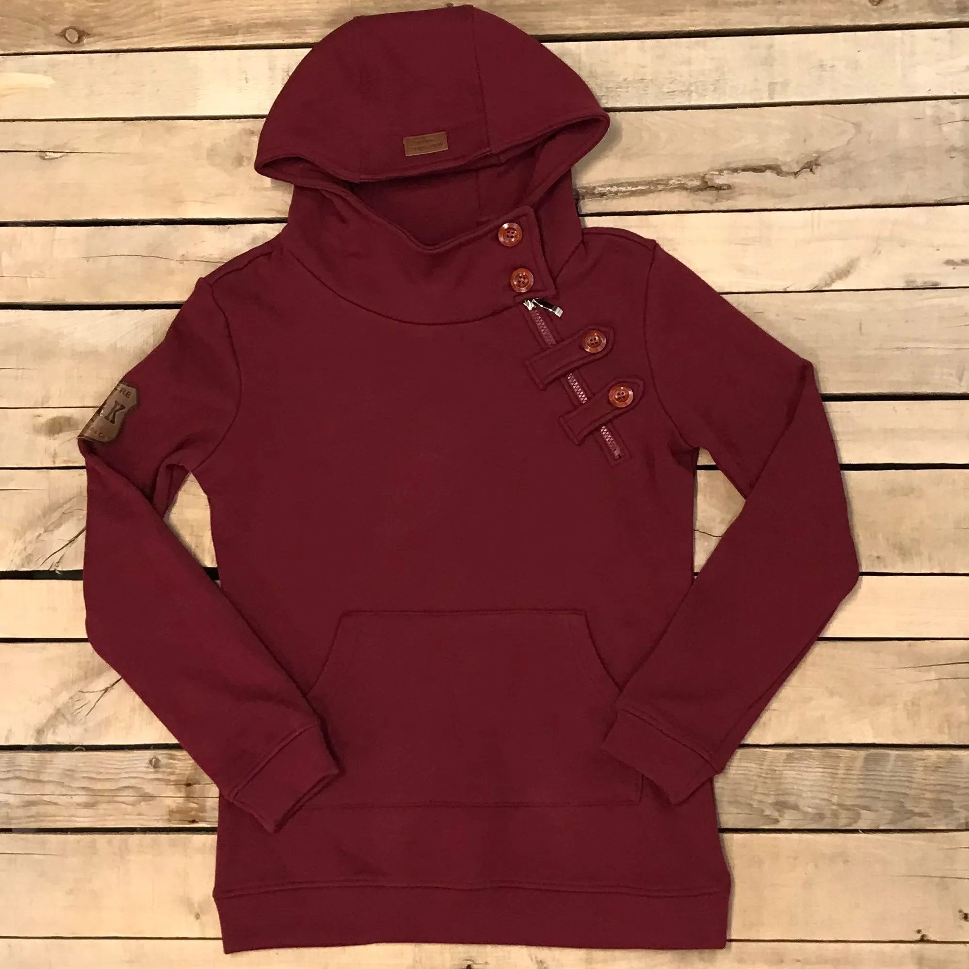 Wholesale: Long Side Zip Hoodie