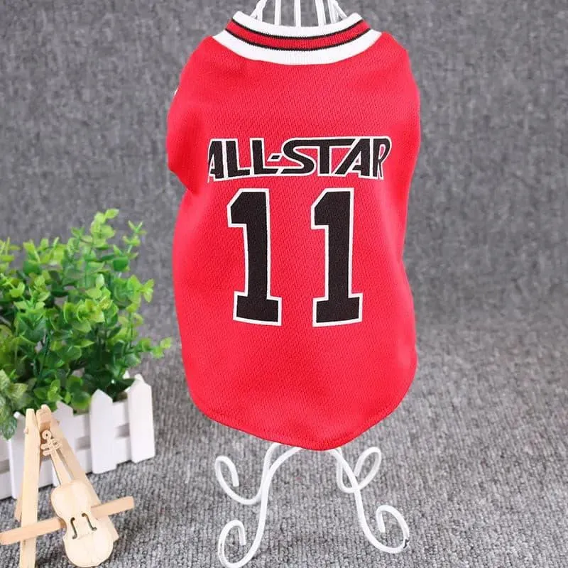 World Cup Basketball Dog Vest