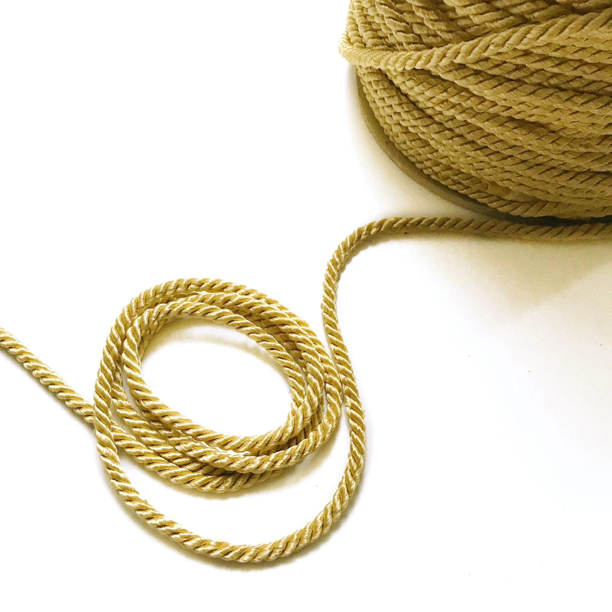 Yellow High Quality Decorative Cord Trim by the yard