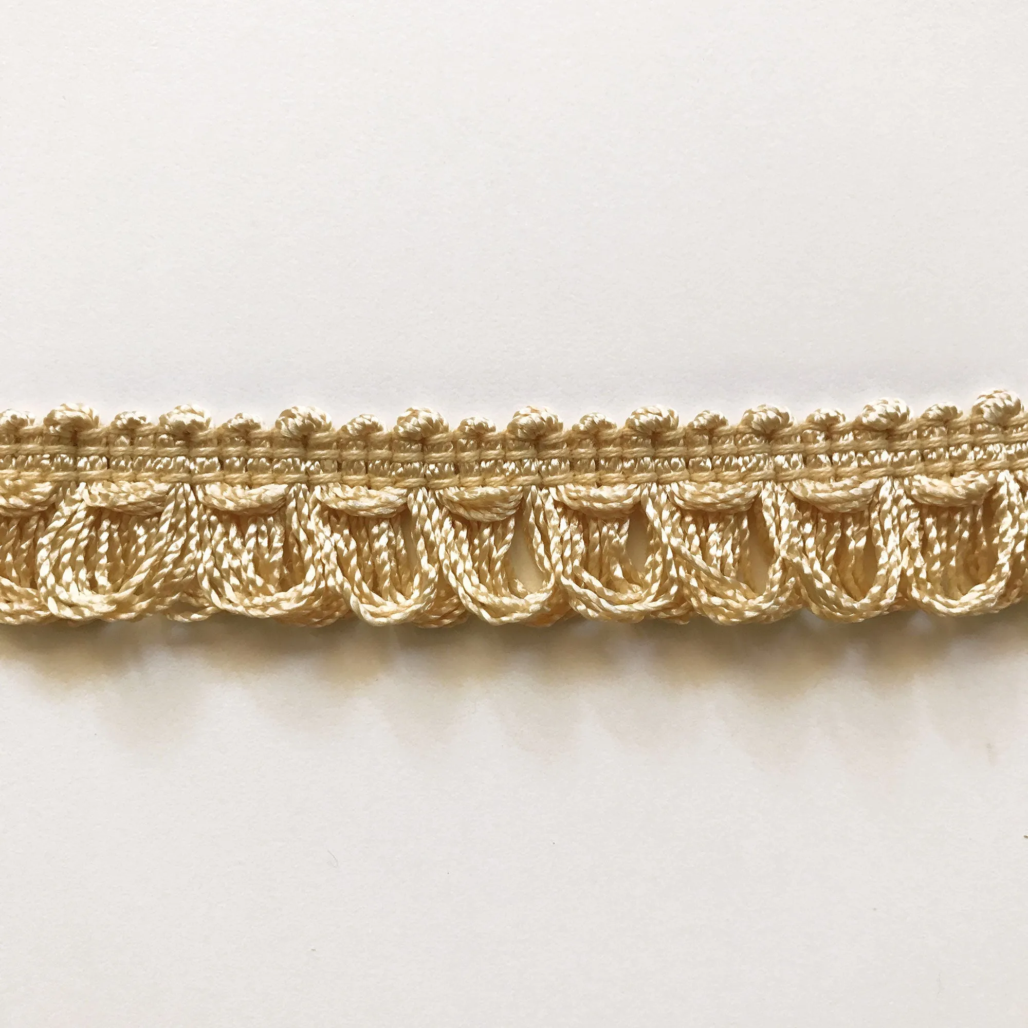 Yellow High Quality Decorative Loop Trim by the yard