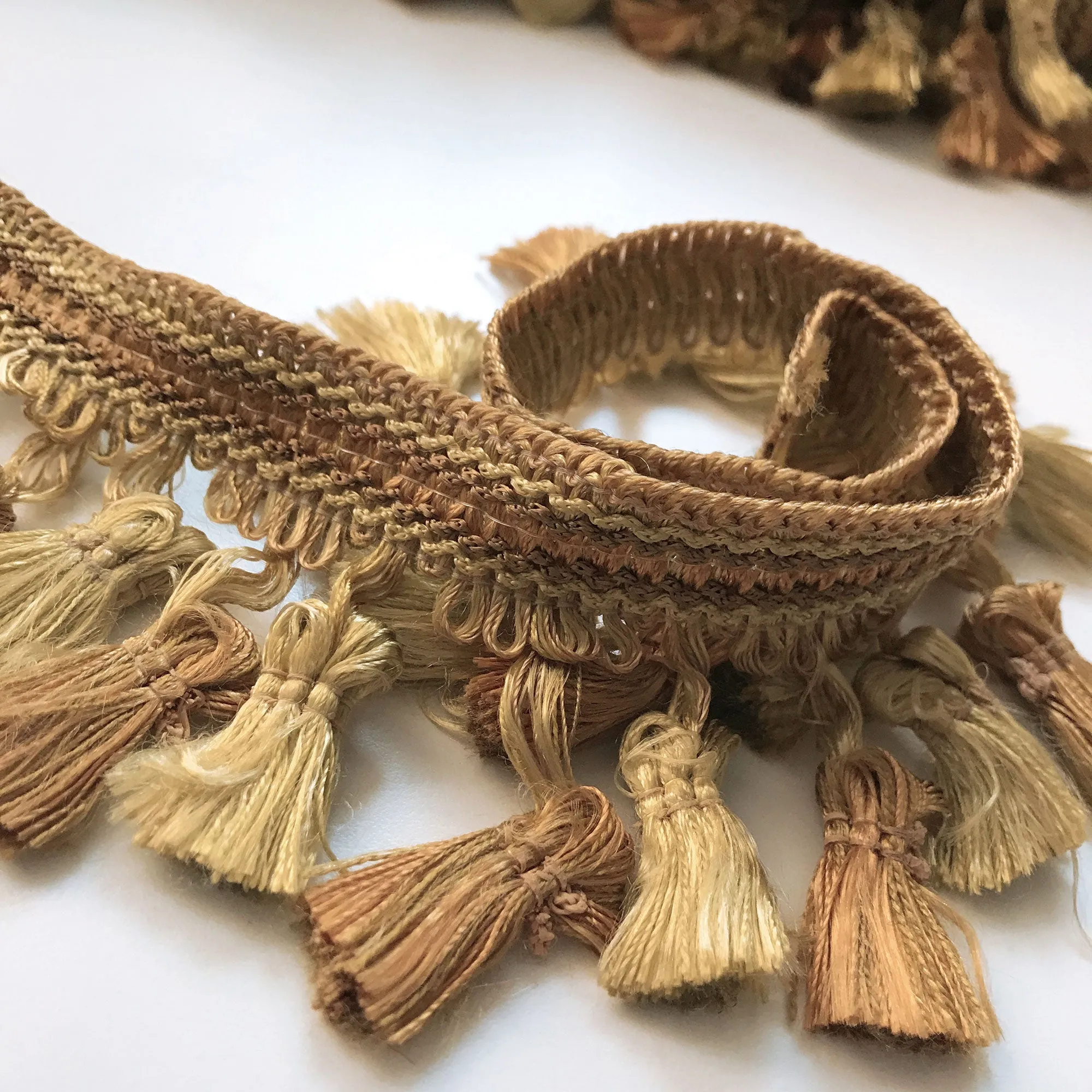 Yellow High Quality Tassel Trim by the yard