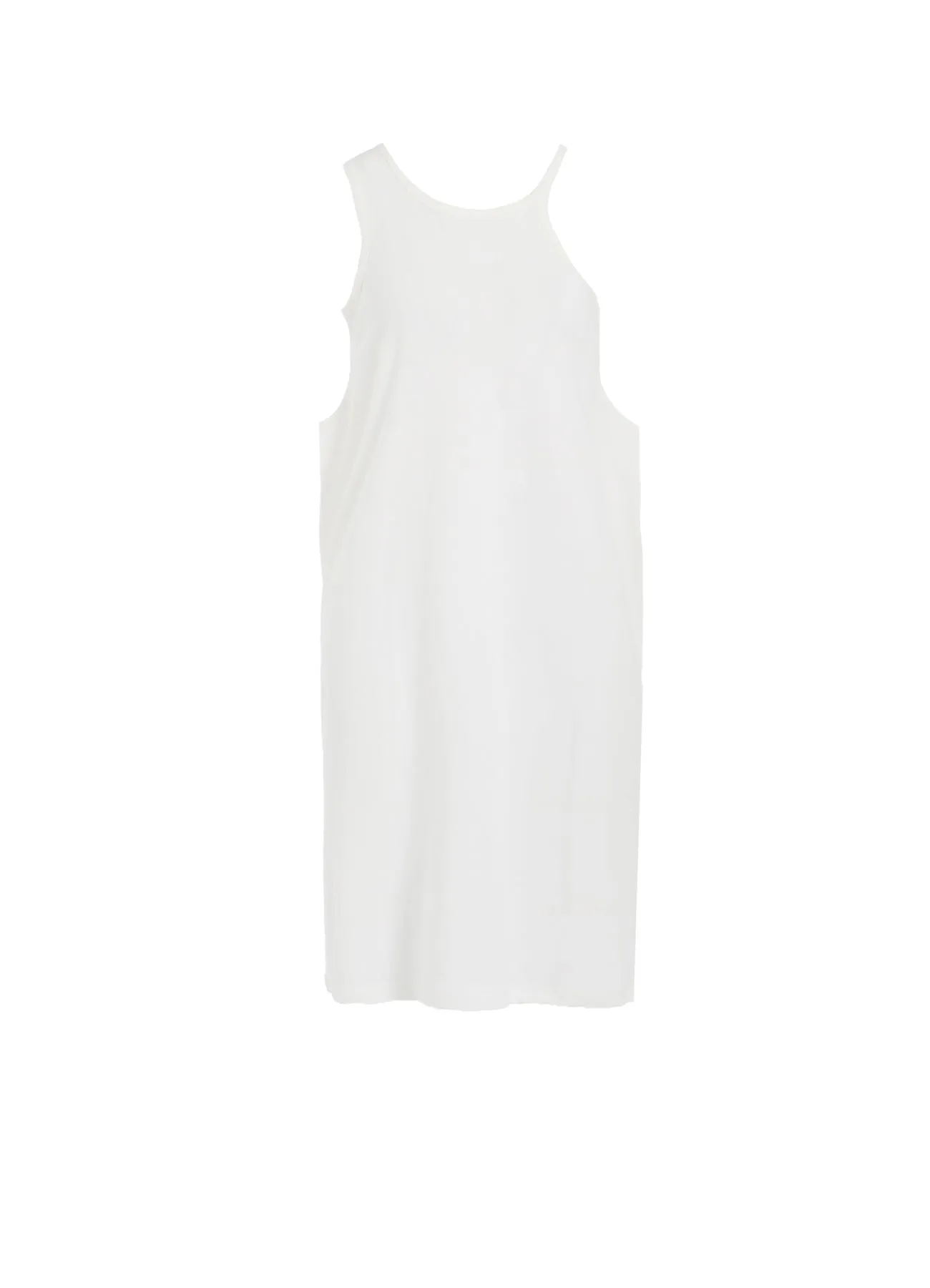 Y'S LOGO COTTON SLEEVELESS OP